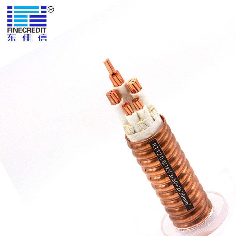 RTTZ 2 Core Fire Resistant Cables Mineral Insulated Underground Use LZSH Power Cable