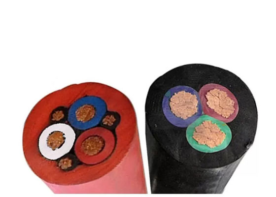 좋은 가격 품질 전기 케이블 16-150Mm2 빨간색 DJX 유연한 고무 케이블 H07RN-F 전기용 온라인으로