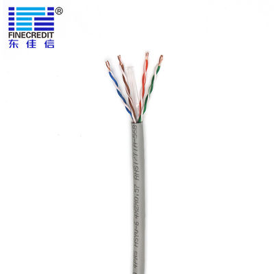 좋은 가격 산업 23AWG 1000FT Cat6 Utp 이더네트 케이블 가동 가능한 BC 지휘자 HDPE 절연제 온라인으로