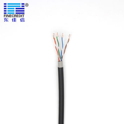 좋은 가격 옥외 23AWG 0.56mm 직접적인 매장 이더네트 케이블 두 배 칼집 온라인으로