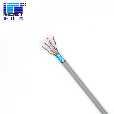 좋은 가격 이중 차폐 Cat6 8C 이더넷 랜 케이블 OFC 지휘자 PVC 재킷 온라인으로