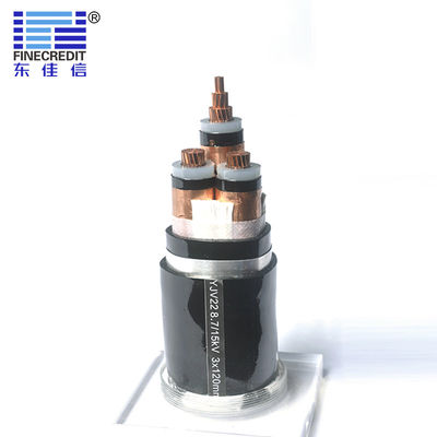 좋은 가격 기갑 35mm PVC YJV22 고압 고압선 강철 테이프 온라인으로