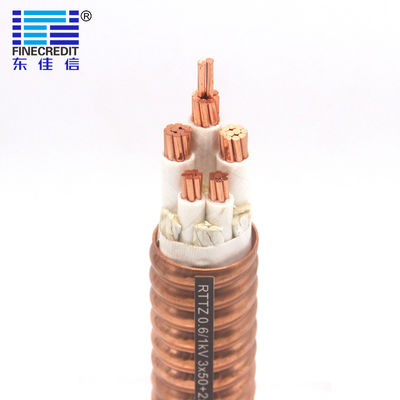 좋은 가격 좌초된 지휘자 무기물 절연 금속 시스 케이블 0.6/1KV 전압 3×25+1×16mm2 온라인으로